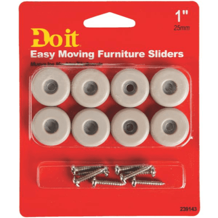 SHEPHERD HARDWARE 239143 Slide Glide with Screws and Adhesive