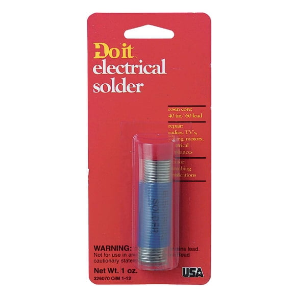 Do it 1 oz. Rosin 40% Tin, 60% Lead Solder 53035
