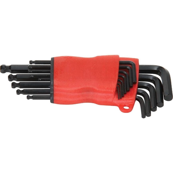 SIM Supply Ball-End Hex Key Set - Standard, Pin Hex Key - 12-Piece, Multicolor