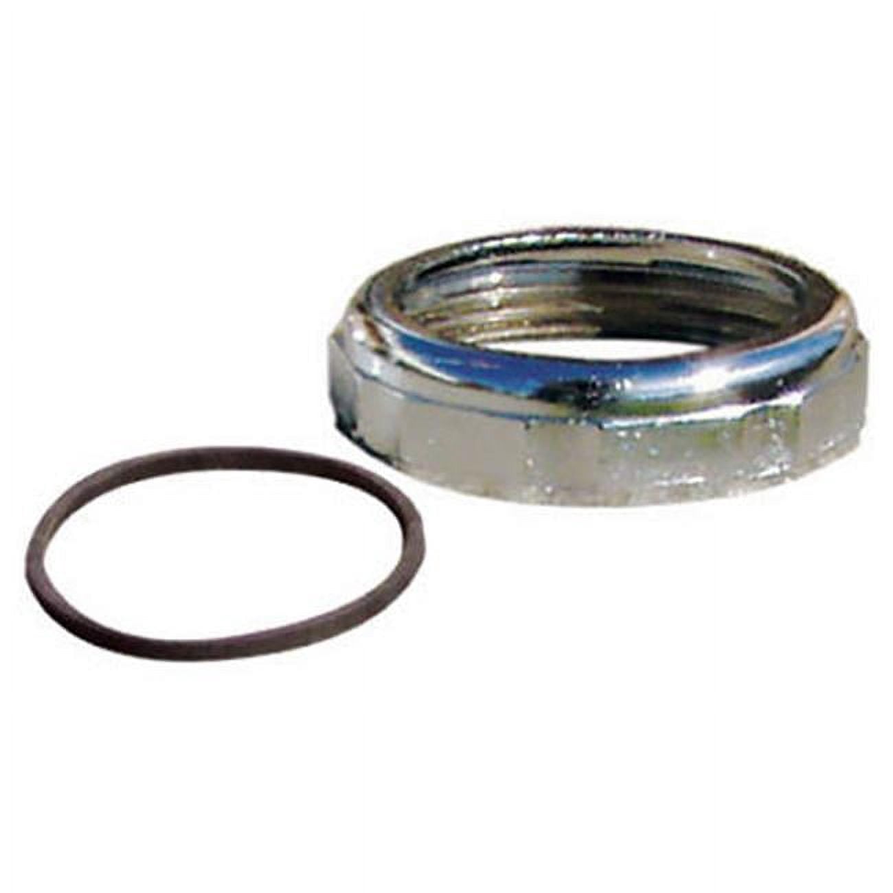 Plumb Pak/Keeney 917DJ Slip-Joint Die-Cast Nut With Washers - 1-1/2" X 1-3/8", Chrome Plated - View #5