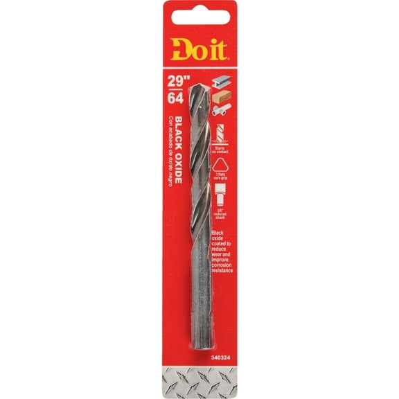Do it 29/64 In. Black Oxide Drill Bit 325651DB