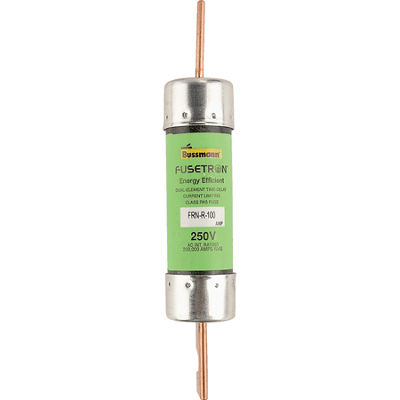Fusetron Plumbing Part - Fusetron FRN-R Cartridge Fuse - Single Pack — Standard US Plumbing Rough-In, Drop-In Replacement