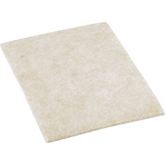 Do it 6 x 4-1/4 In. Beige Self Adhesive Felt Guard Blanket (2-Pack) 239240