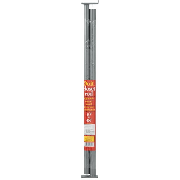 Do it Adjustable Closet Rod - Pack of 2 Residential Use, Standard Application