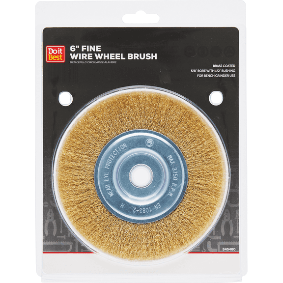 Do it Bench Grinder Wire Wheel - Single Pack Professional & DIY Use, Standard Battery Platform