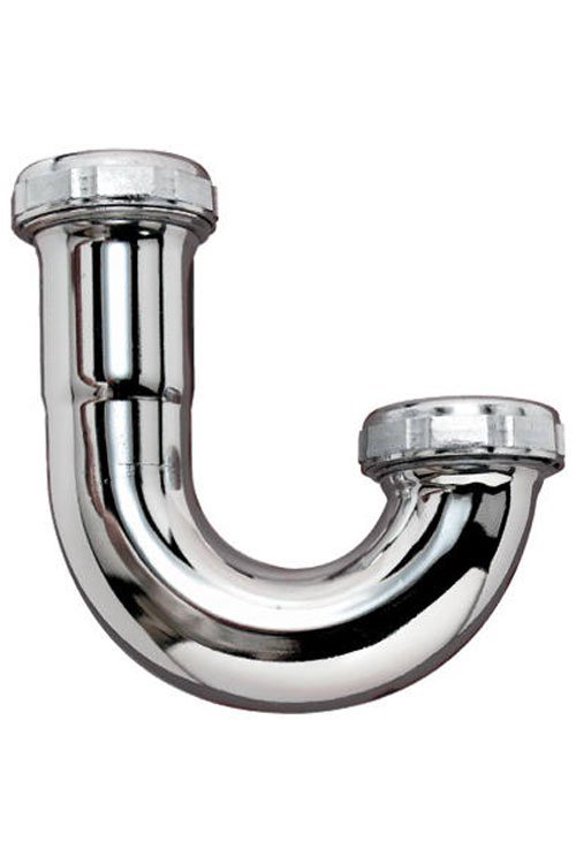 Sink J Bend - Easy Installation - 1-1/2 In, Plastic, 6.13 x 2.25 x 5.13 In