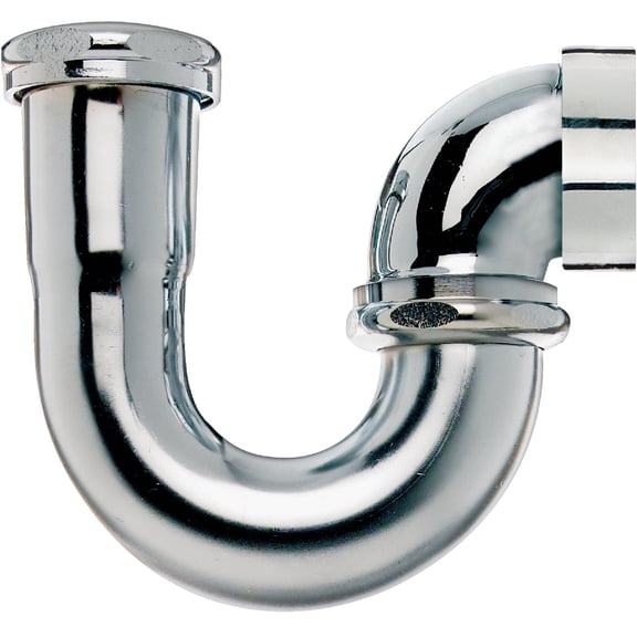 Do it Best Tools Plumb Pak J-Bend Slip Joint Satin Nickel - 1-1/2 In. - Plastic, Multicolor  Residential Use, Standard Application