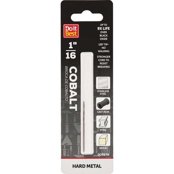 Do it Best 1/16 In. Cobalt Drill Bit 248561DB