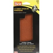 Ali Industries 1/3 Sheet Sanding Sheet Aluminum Oxide - 220 Grit - 3-2/3 x 9