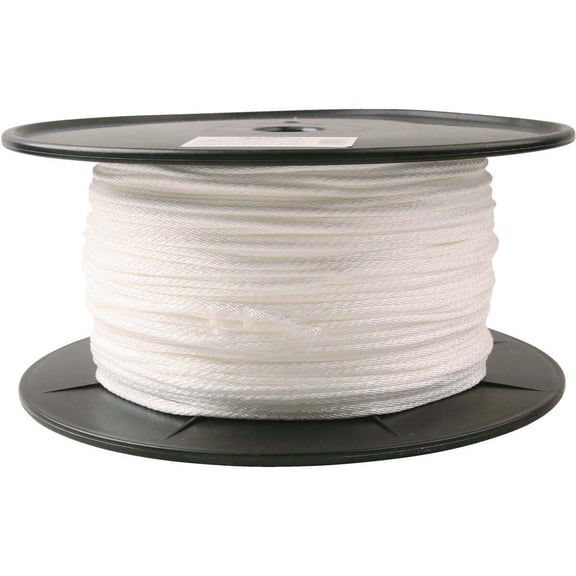 Do it Best 1/8 In. x 1000 Ft. White Braided Nylon Rope 741059