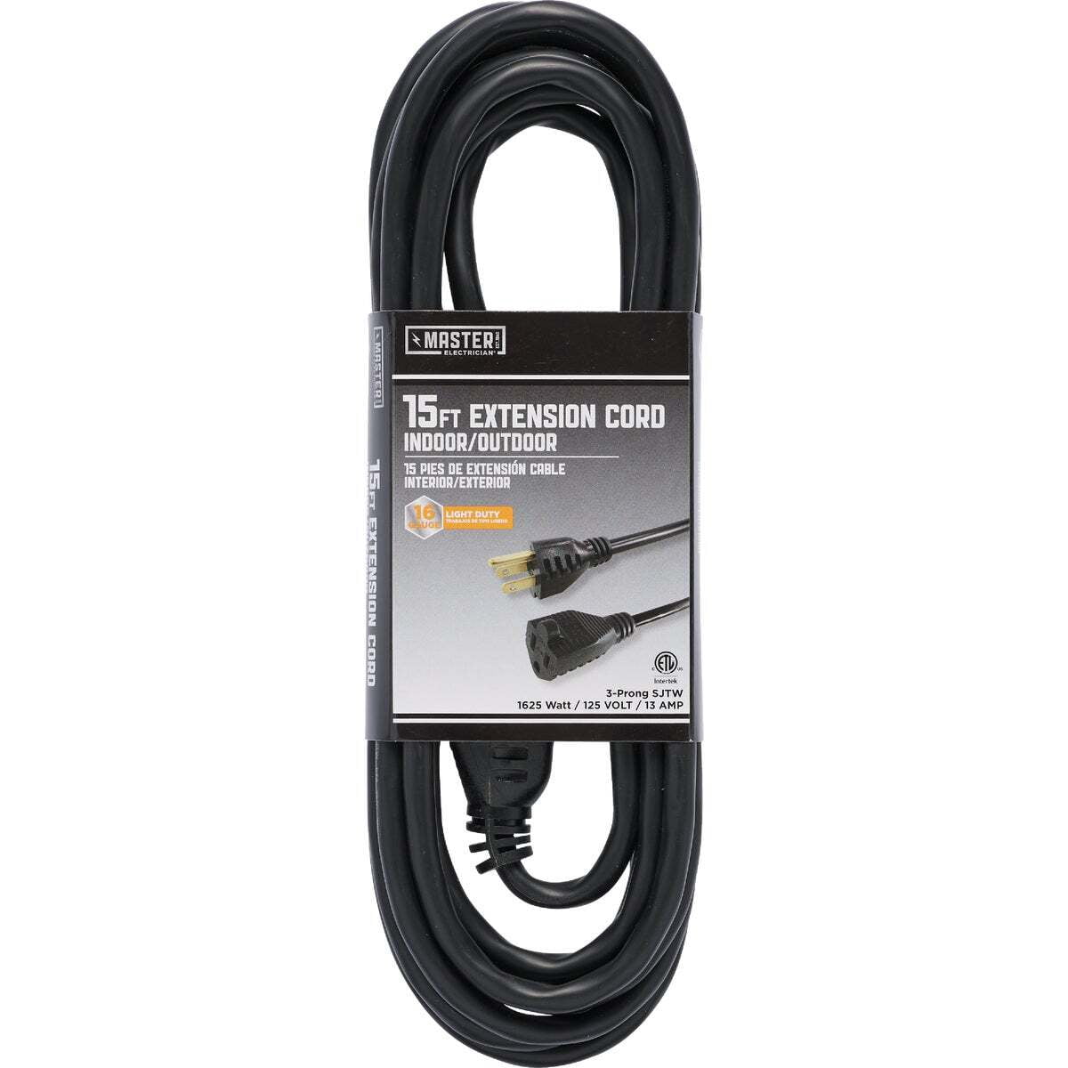Master Electrician 15 Ft. 16/3 Abrasion Resistant Extension Cord 02306ME