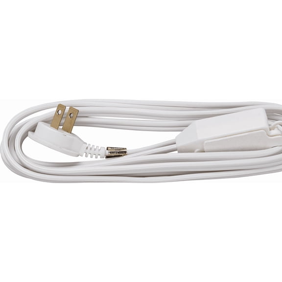 Do it Best 16/2 Flat Plug Extension Cord - Single Pack Residential Use, Standard Application