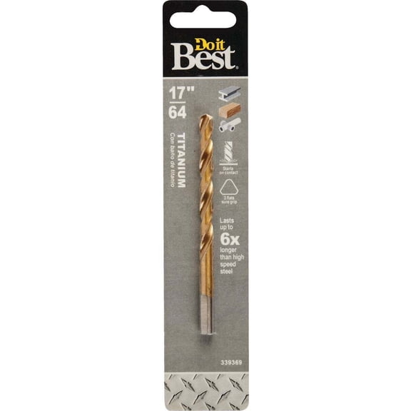 Do it Best 17/64 In. Titanium Drill Bit 219621DB