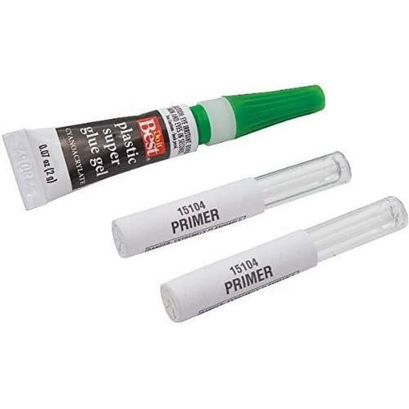 Power Poxy Super Glue Gel - Plastic Adhesive - 2 GM