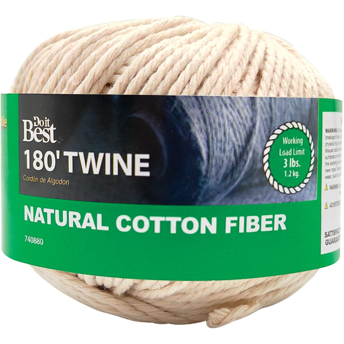 Do it Best 21 x 180 Ft. Natural Cotton Twine 740880