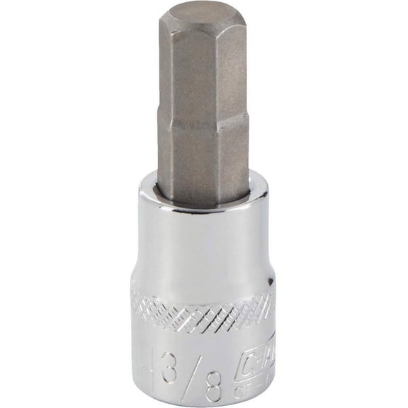 Channellock Hex Bit Socket - Standard, Chrome Vanadium Steel - 3/8 In.