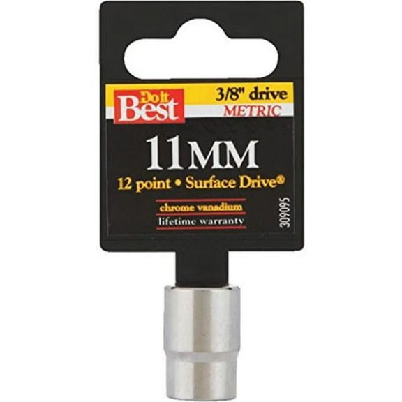 Do it Best 3/8" Drive Metric Socket, 11MM 3/8" DRIVE SOCKET