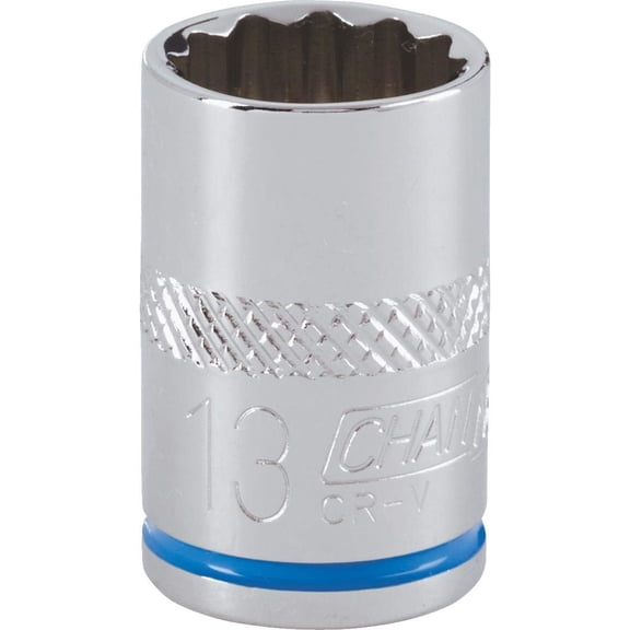 Channellock Triple Square Drive Socket - Chrome Vanadium Steel, 13mm Socket - One Size