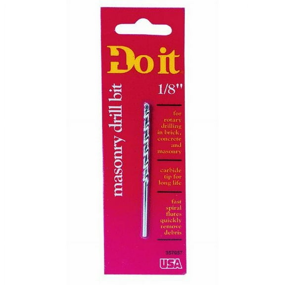 Do it Best 3/8 In. x 12 In. Impact Ready Carbide Masonry Drill Bit QJDIB-MB-014