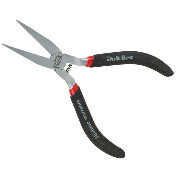 Do it Best 4 In. Flat Long Nose Pliers 306363