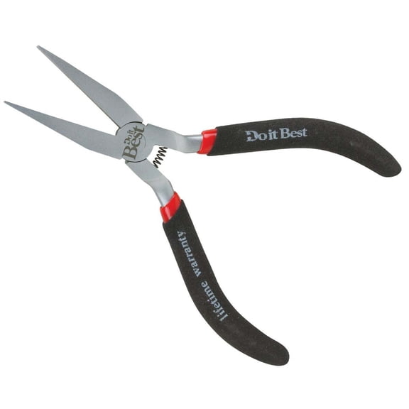 Do it Best 4 In. Flat Long Nose Pliers 306363