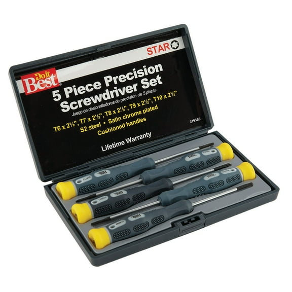Do it Best 5-Piece Precision Star Screwdriver Set - Single Pack