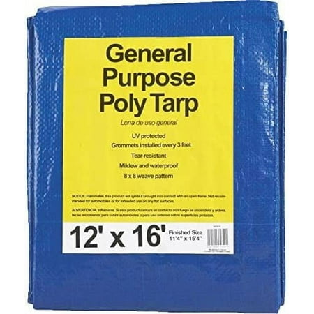 Do it Best 767879 All-Purpose Poly Tarpaulin, Blue