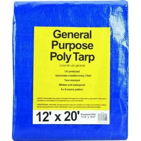 Do it Best 767888 All-Purpose Poly Blue Tarpaulin