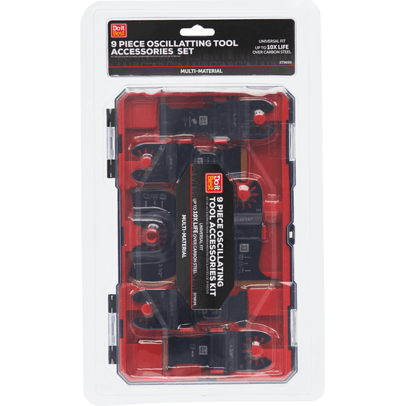 Do it Best 9-Piece Oscillating Blade Set - Single Pack Residential Use, Standard Application