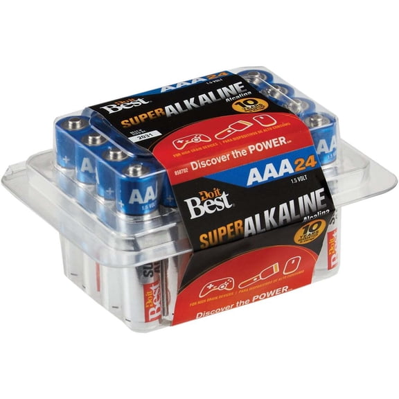 Do it Best AAA Super Alkaline Battery (24-Pack) DIB850702