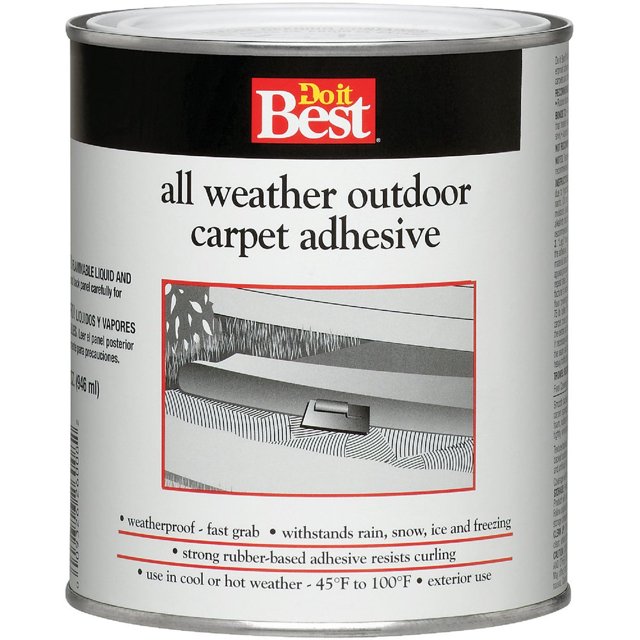 Do it Best All Weather Outdoor Carpet Adhesive, Quart 26008 26008