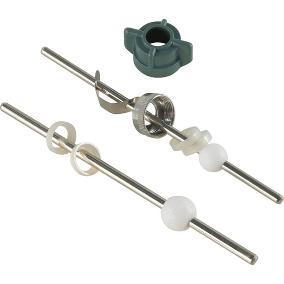 Do it Best Bathroom Sink Stopper Replacement Pop Up Center Assembly- Ball Rod- Lavatory Drain Universal Popup Assembly Repair Kit- Pack of 2 Lift Rod