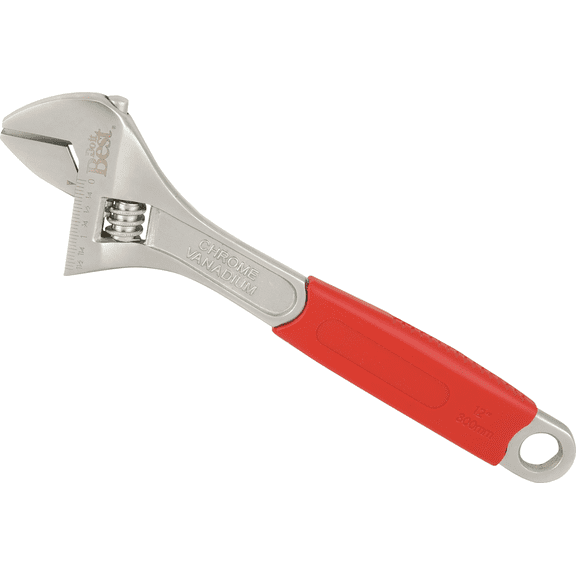 Do it Best CR-V Adjustable Wrench - Single Pack Heavy-Duty Construction, Professional Use