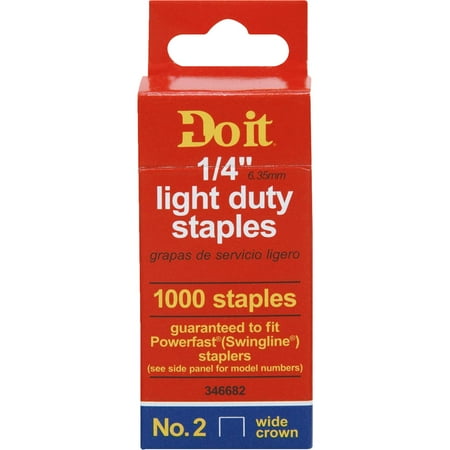 Do it Best Channellock No. 2 Light Duty Wide Crown Staple 50 Pack