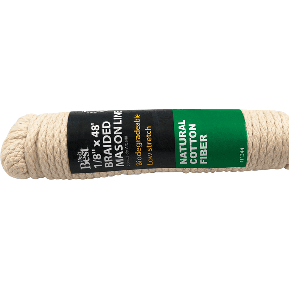 Do it Best Cotton Mason Line - Pack of 4 Residential Use, Standard Application
