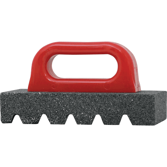 Do it Best Fluted Rubbing Bricks With Handle - Single Pack Home & Garage Storage, Stackable Design