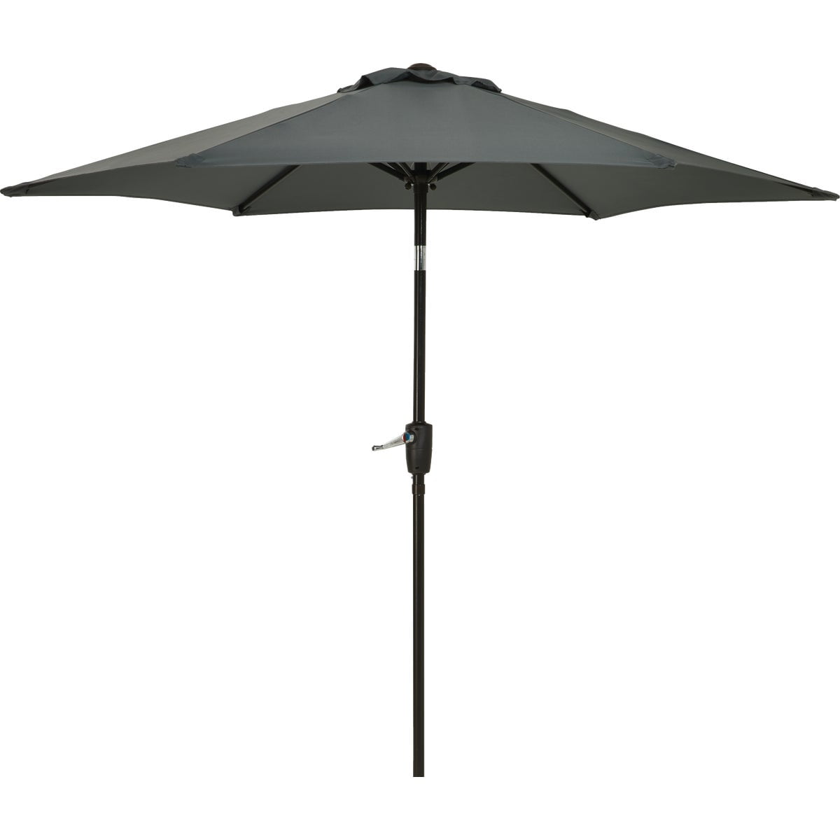 Do it Best Tools Outdoor Expressions Market Patio Umbrella - Pulley, Chrome Hardware - 9 Ft, Green — Standard Mounting Hardware, Drop-In Replacement