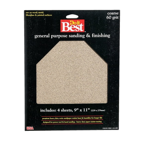 Cole Rd Paper Sand Coarse Sandpaper