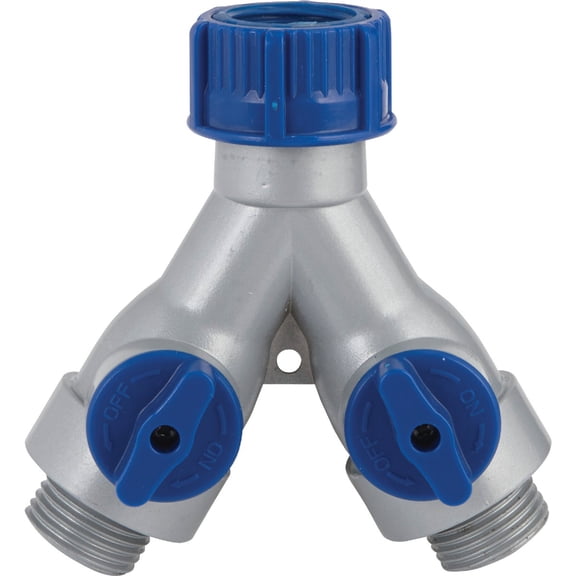 Do it Best Global Sourcing Best Garden Poly Full Flow Y-Connector Hose Shutoff Valve - Single Pack