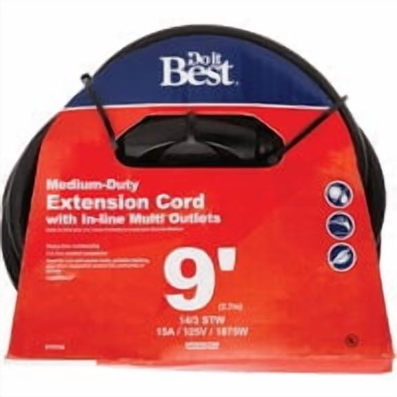 Do it Best Global Sourcing Do it Best 14/3 In-Line Multi Outlet Extension Cord - Pack of 24