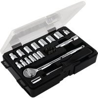 Do it Best Global Sourcing Do it Best 24-Piece 1/4 In. & 3/8 In. Drive Socket Set, Case of 2