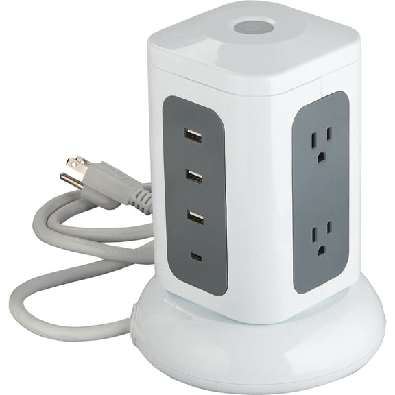 Do it Best Global Sourcing Do it Best 6-Outlet Surge Protector Power Box - Pack of 6