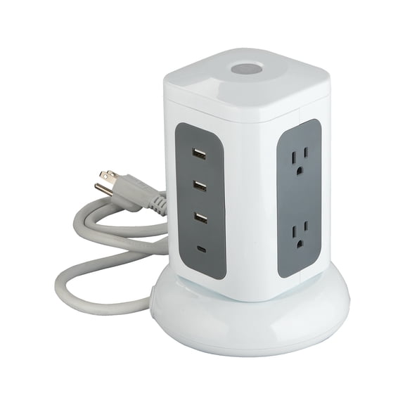 Do it Best Global Sourcing Do it Best 6-Outlet Surge Protector Power Box - Pack of 8