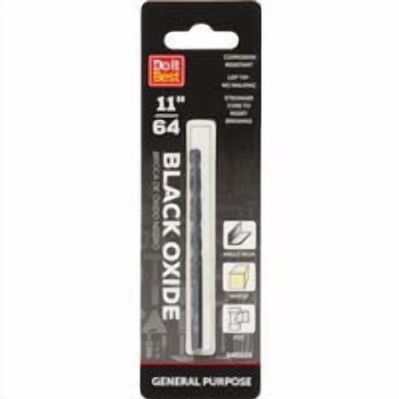 Do it Best Global Sourcing Do it Best Black Oxide Drill Bit - Pack of 24 Bulk Trade Pack