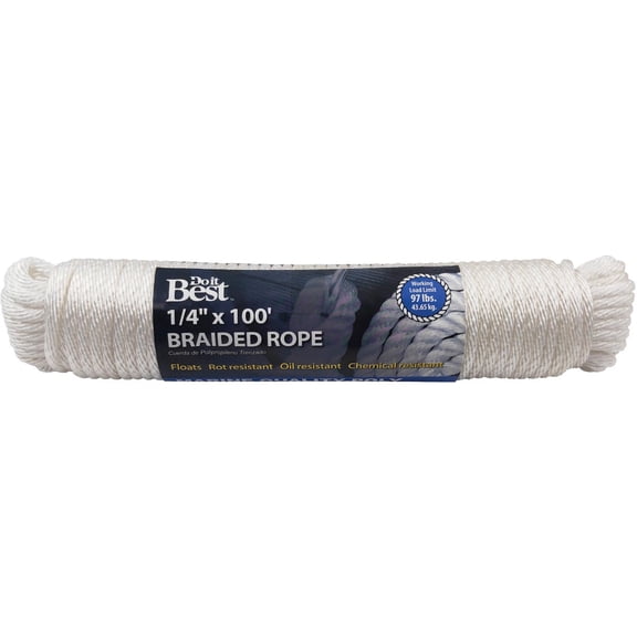 Do it Best Global Sourcing Do it Best Braided Polypropylene Packaged Rope - Pack of 12