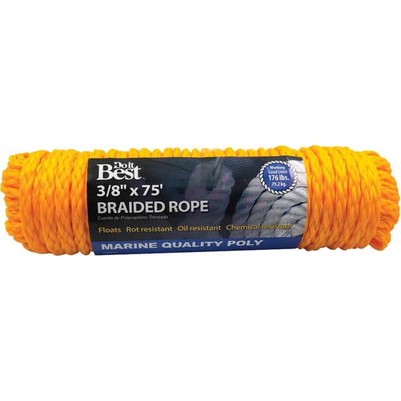 Do it Best Global Sourcing Do it Best Braided Polypropylene Packaged Rope - Pack of 6