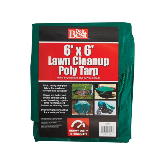 Do it Best Global Sourcing Do it Best Drawstring Lawn Cleanup Tarp - Pack of 20