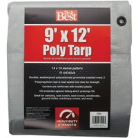 Do it Best Global Sourcing Do it Best Heavy-Duty Silver Poly Tarp - Pack of 10