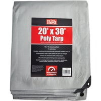 Do it Best Global Sourcing Do it Best Heavy-Duty Silver Poly Tarp - Pack of 48