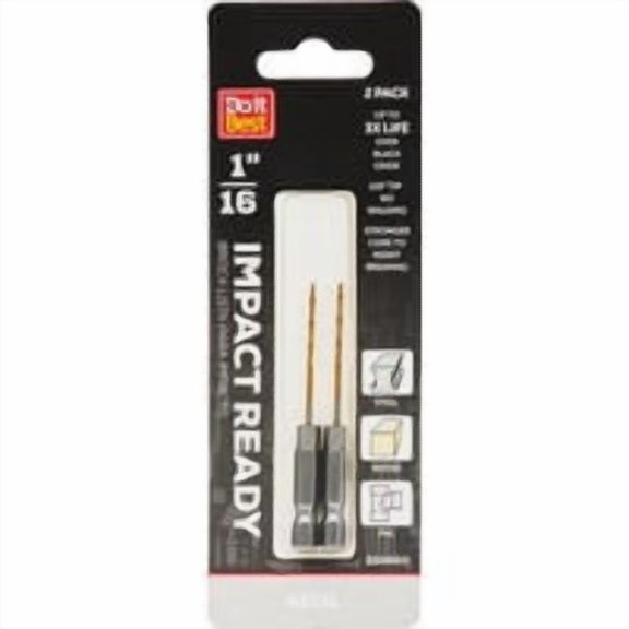 Do it Best Global Sourcing Do it Best Impact Ready Titanium Hex Shank Drill Bit - Pack of 6 Value Multipack